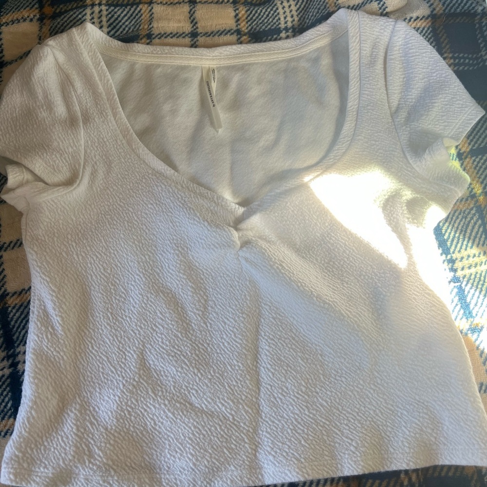Anthropologie White Shirt XS excellent